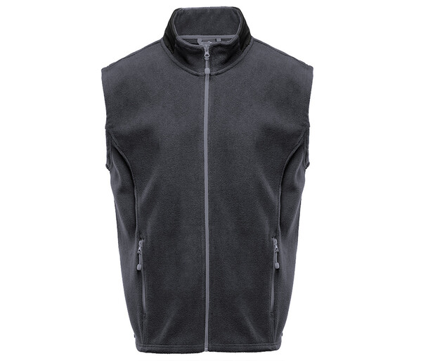 Bodywarmer polaire contrasté - GREY / 4XL