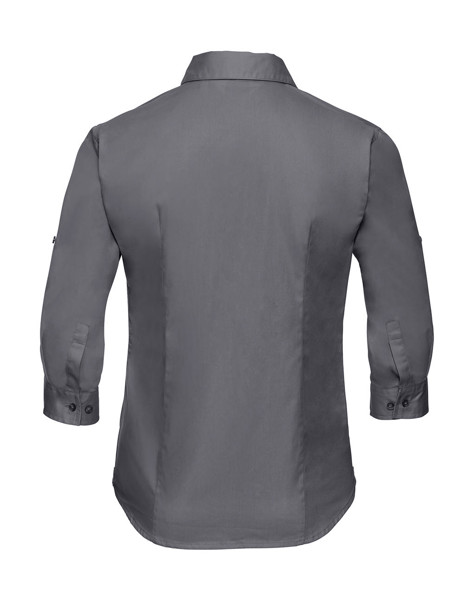 Ladies' Roll 3 / 4 Sleeve Shirt - White / 2XL (44)