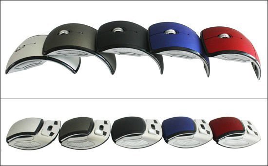 Foldable optical USB mouse