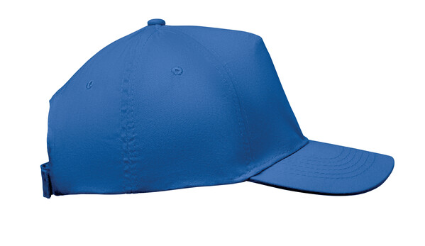 Casquette 5 panneaux 180 gr Sunny - Bleu Royal