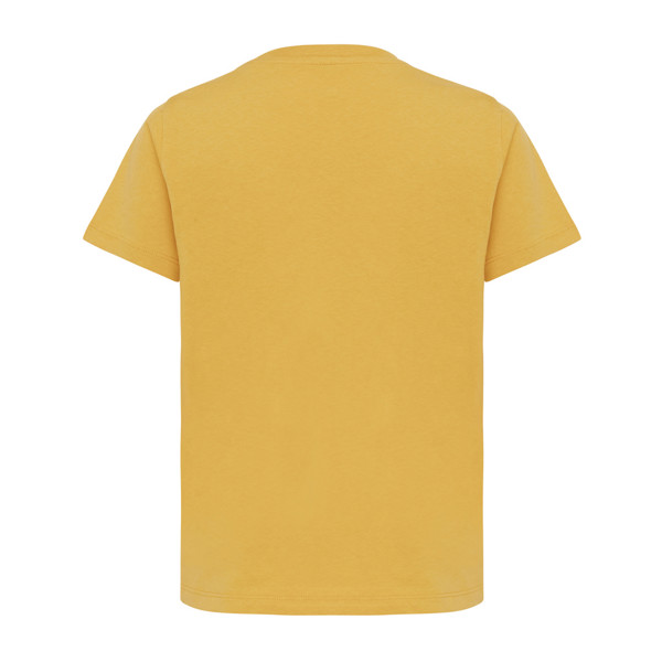 IQONIQ Koli kids lightweight recycled cotton t-shirt - Ochre Yellow / 56