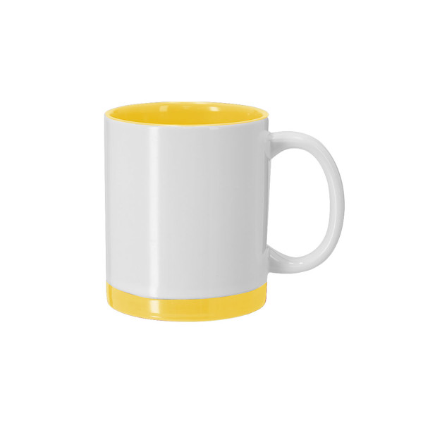 Caneca Sublimação Rayar - Amarelo