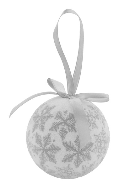 Christmas Tree Ornament Aspelund - Silver / White