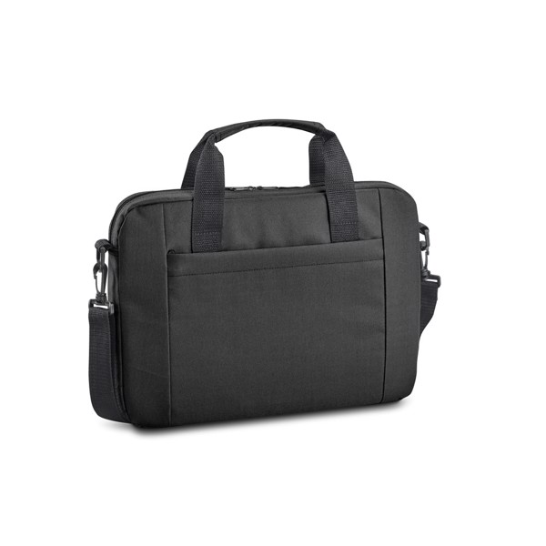 METZ. 15'6" Laptop briefcase in 600D - Black