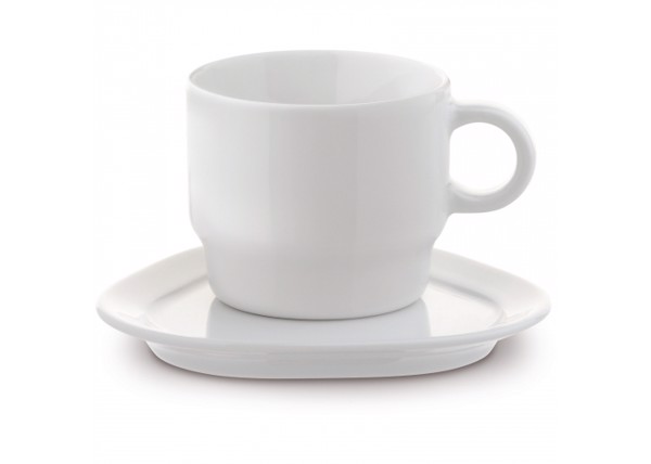 Cup & saucer triangle Satellite 180ml