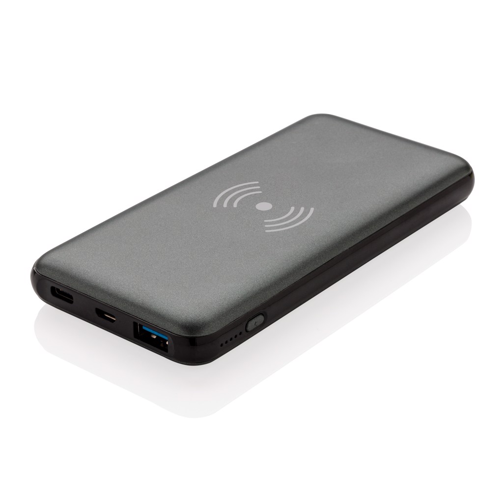 10.000 mAh "Fast Charging" 10W trådløs powerbank med PD