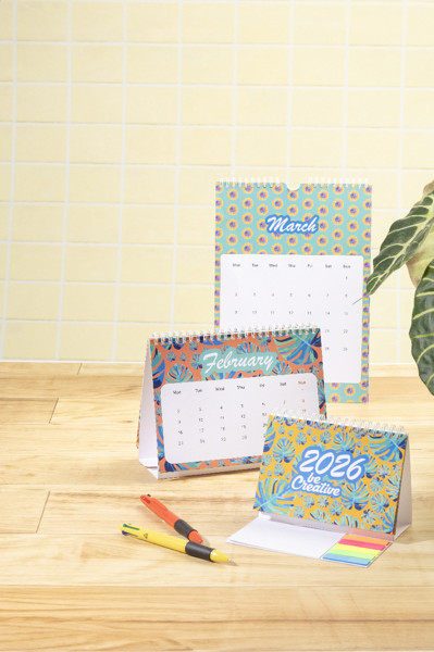 Custom Desk Calendar CreaDate Combo
