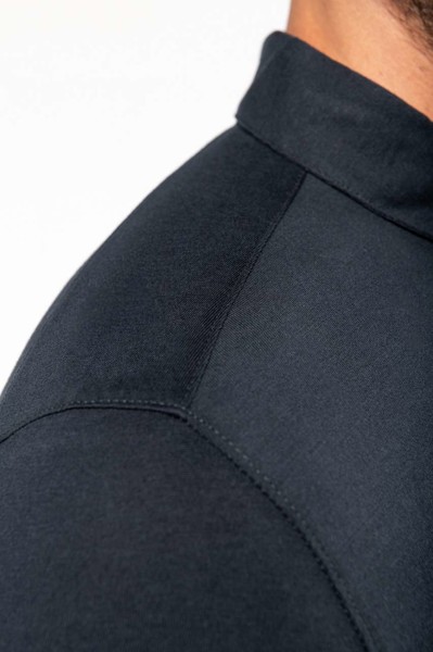 Muška polo majica dugih rukava od džersija - Crna / M