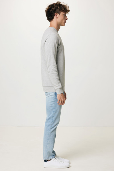 Lehká mikina Iqoniq Etosha z recykl. bavlny - Light Heather Grey / 5XL
