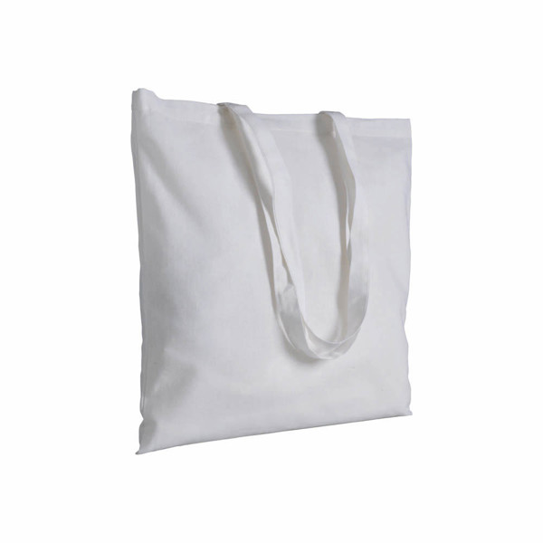 180 G/M2 Cotton Bag With Long Handles - White