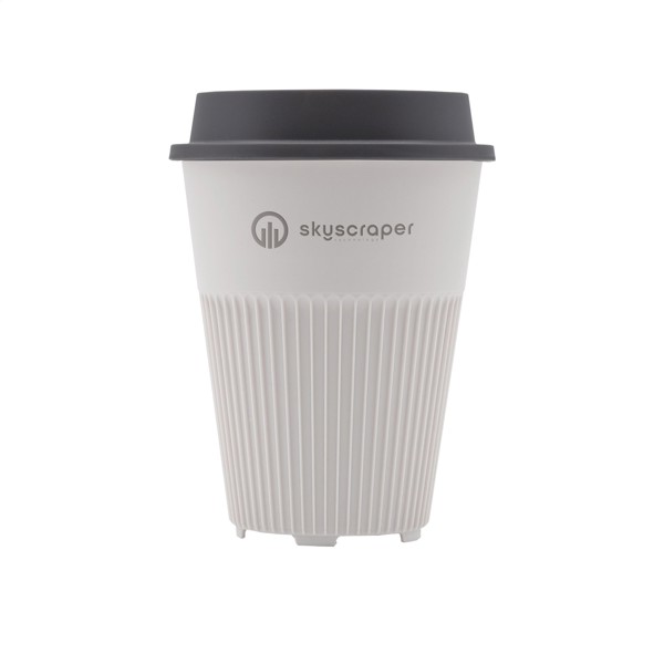 Circular&Co Returnable Cup Lid 227 ml coffee cup - White / Dark Grey