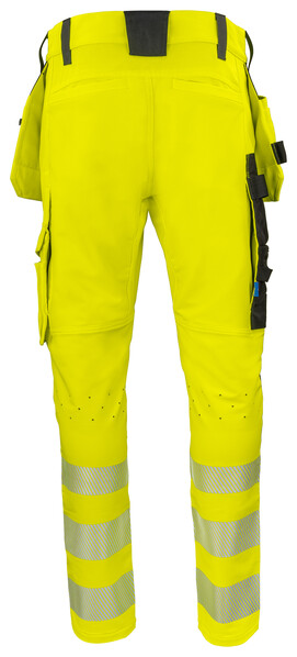 6527 Waistpant Stretch Yellow/black C152