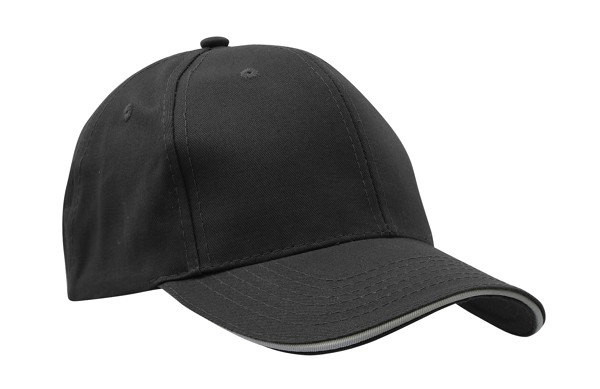 4080 - baseball cap - black/white