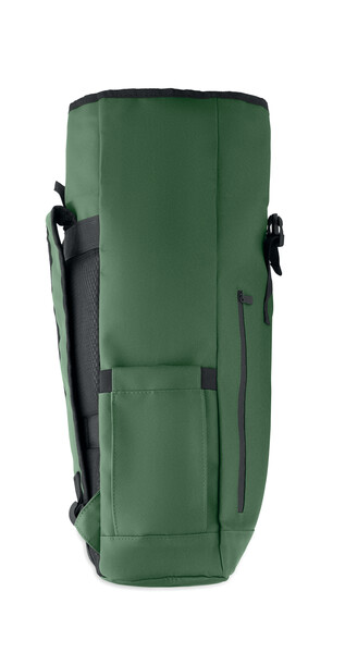 Rolltop laptop rugzak 600D Bangkok Roll - Donker Marinegroen
