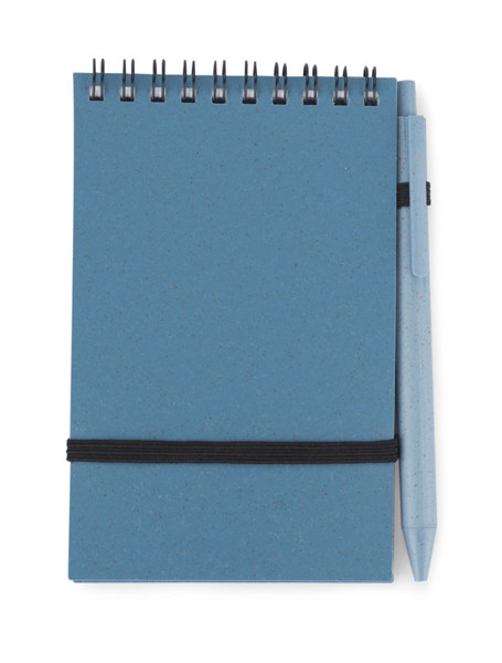 Notizbuch mit Stift A6 TRESA - blau