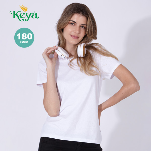 Camiseta Mujer Blanca "keya" WCS180 - Blanco / S