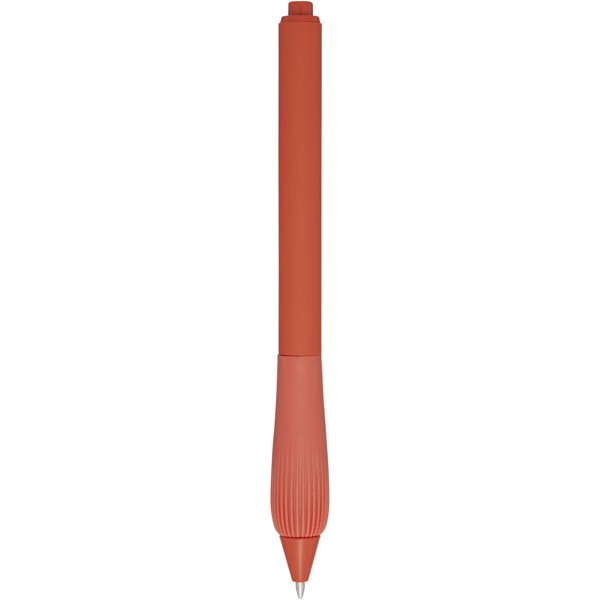 Penna a sfera in ABS riciclato Lorena (inchiostro nero) - Mattone