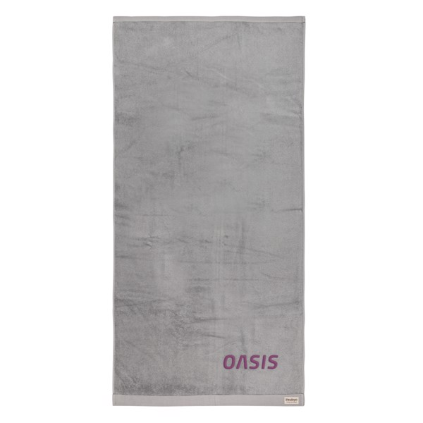 Serviette bain 70x140cm Ukiyo Sakura AWARE™ Made in Europe - Gris