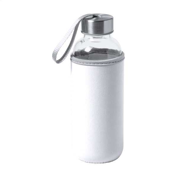 Glass Bottle Ganga - White