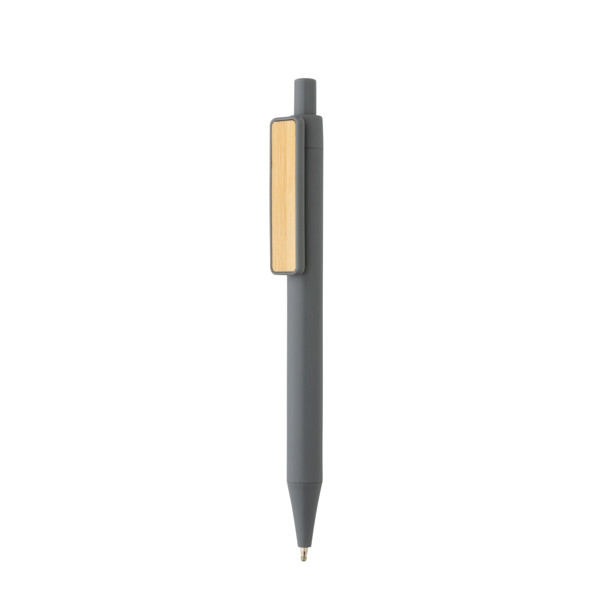 GRS RABS pen with bamboo clip - Grey