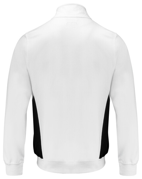 2129 Sweatshirt Full Zip White 4XL