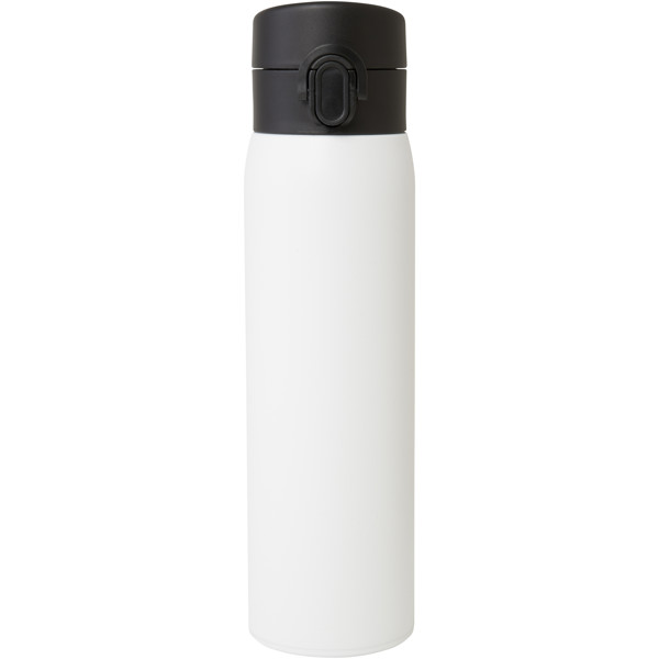 Sika 450 ml RCS certified recycled stainless steel insulated flask - White