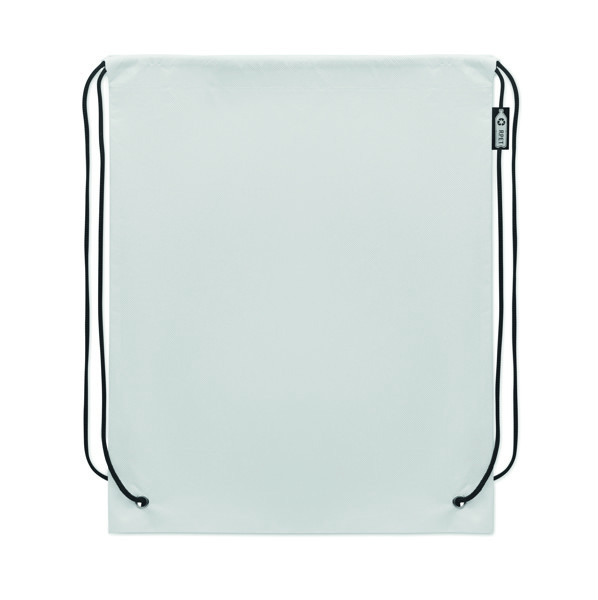 Drawstring bag RPET non-woven Daffy Rpet - White