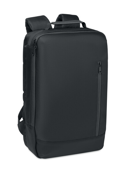 15" laptop jacquard backpack Boston - Black