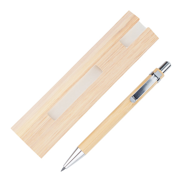 Lakimus Long-Life bamboo pen/pencil in a sleeve