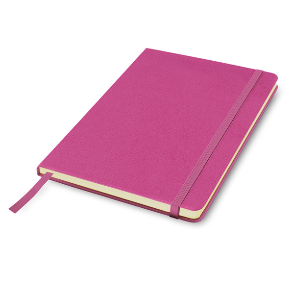 Bloc-Notes, Couverture Rigide En Carton Et Pochette - Rose