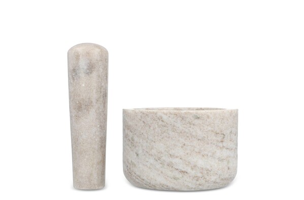 Sagaform Sten  Travertine Marble mortar - Beige