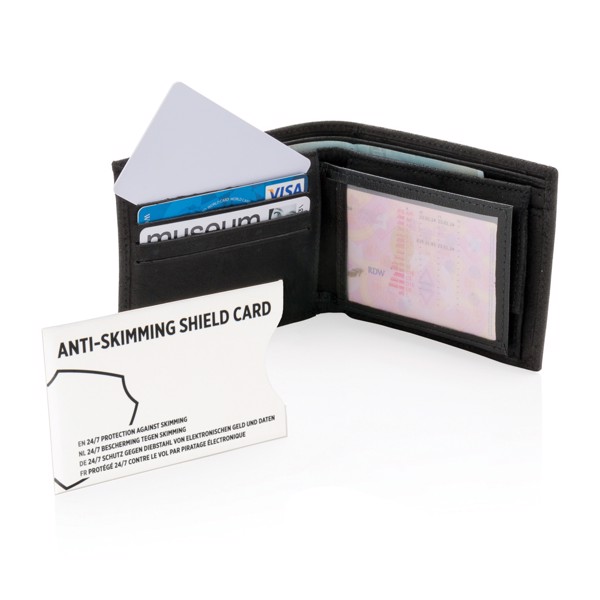 XD - Anti-skimming RFID shield card with active jamming chip