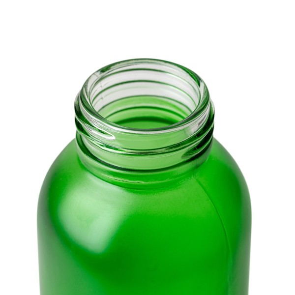 Glazen drinkfles (500 ml) Levi - zwart