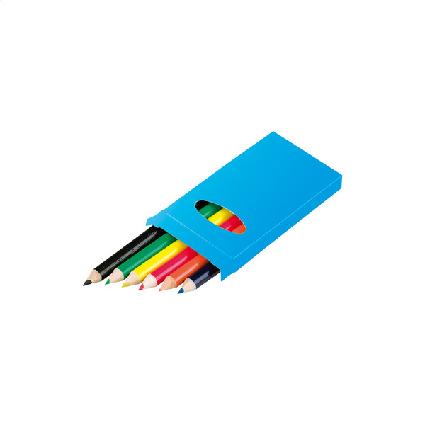 Set de 6 crayons Lionni - Bleu