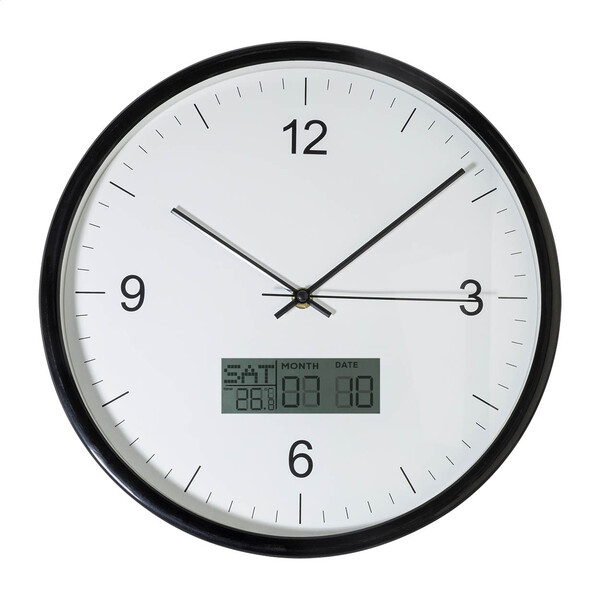 Rpp Wall Clock Tempora - Black