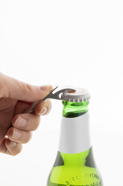Bottle Opener Keyring Rallop - Silver