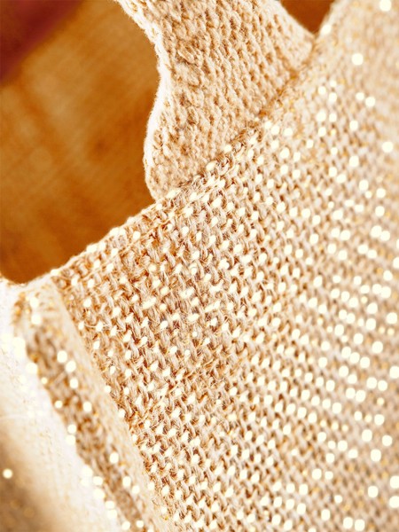 Shimmer Jute Mini Gift Bag