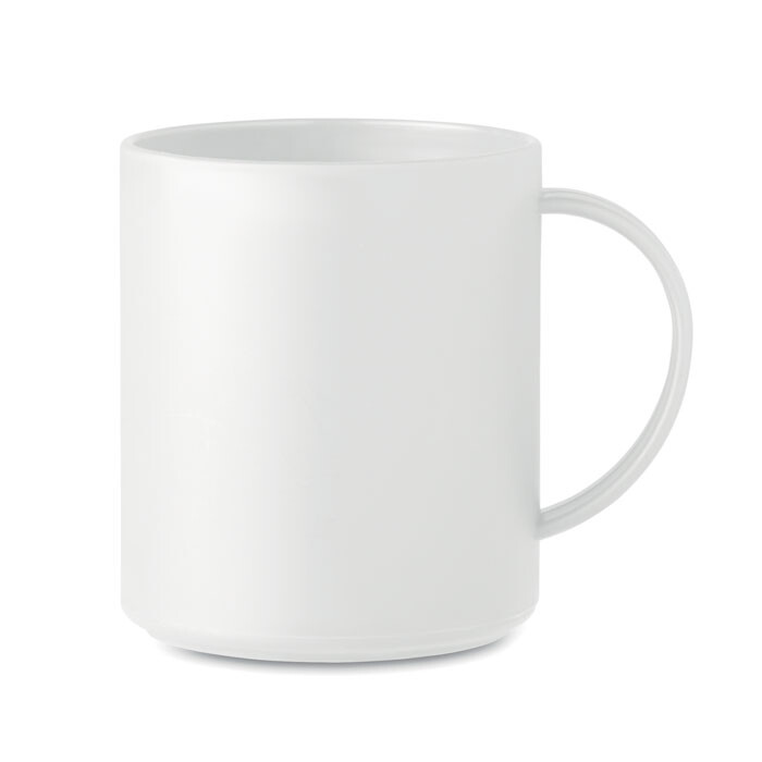 Reusable Mug 300 Ml Monday White Mompalao