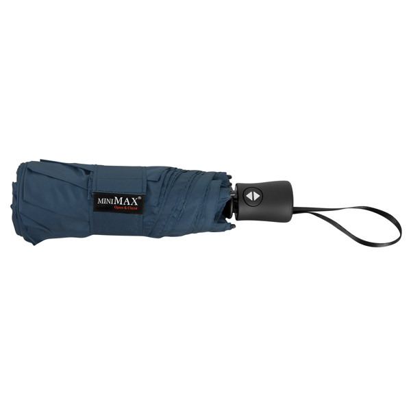 MINIMAX - Parapluie pliant - Ouverture et fermeture automatique - Impermable au vent -  90 cm - Bleu marin