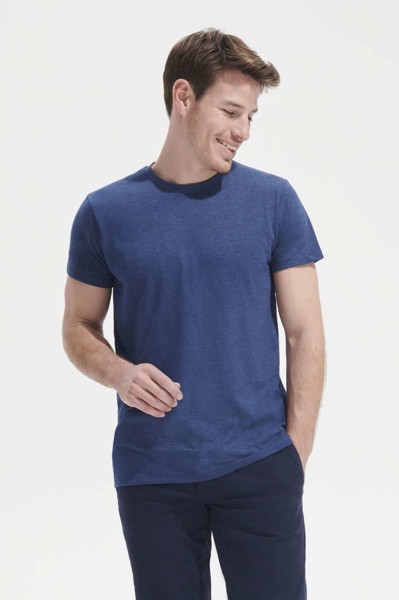 Sol's Regent Fit - Men’S Round Neck Close Fitting T-Shirt - White / L