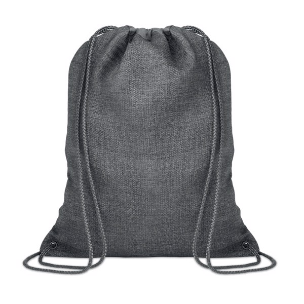 1200D heathered drawstring bag Tocayo - Grey