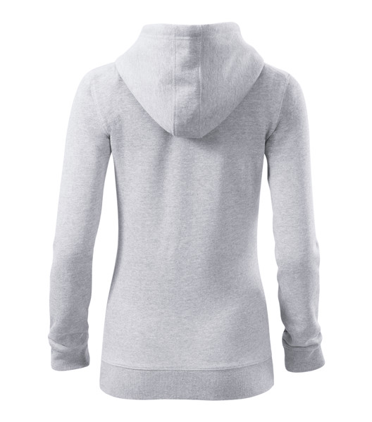 Mikina Dámská Malfini® Trendy Zipper - Světle Šedý Melír / S