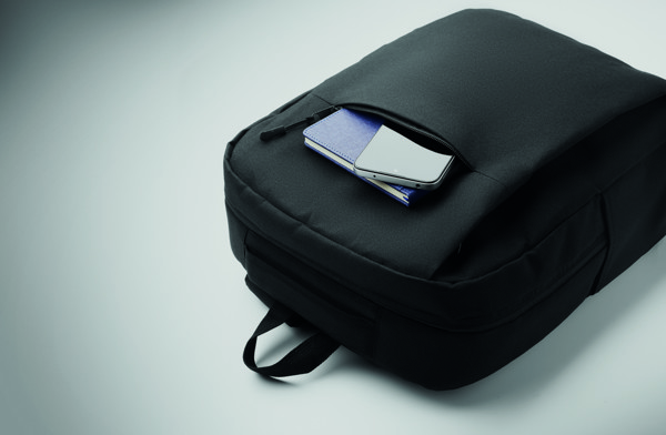 Mochila fina para portátil 15" Akraos - Preto