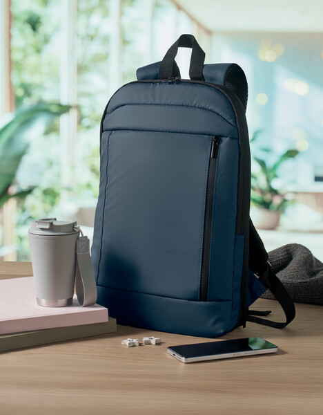 Sac à dos extensible 600D RPET Xpanda - Bleu