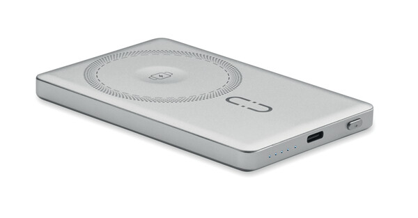 Magnetic powerbank 5000mAh 15W Core - Matt Silver