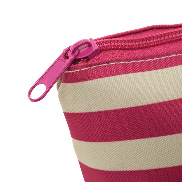 Kulturbeutel Stripy - Beige / Pink