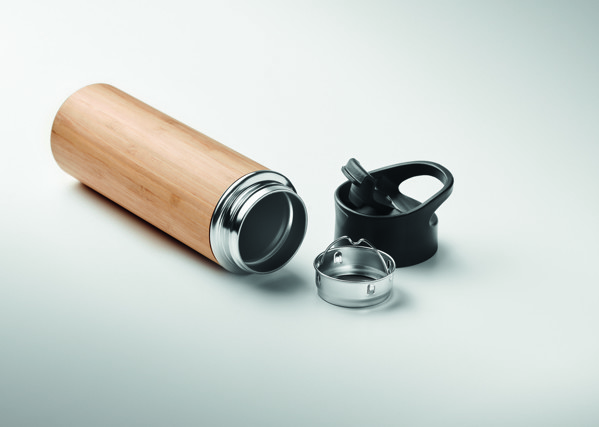 Nanda bamboo vacuum flask, 450 ml
