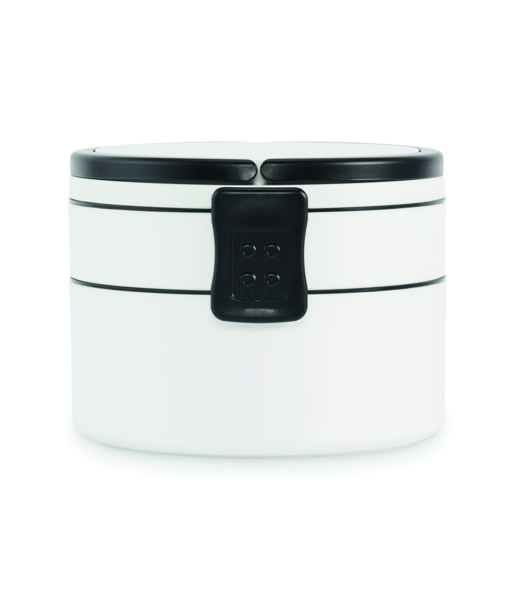 PP two-tier lunch box 950 ml Ensala - White