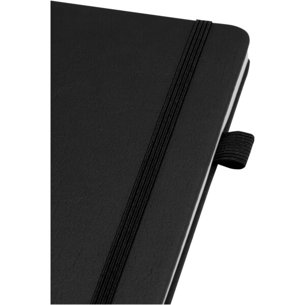 Liss A5 recycled plastic hard cover notebook - Black