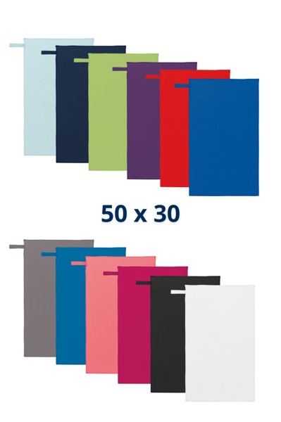 Microfibre Sports Towel - White